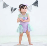 Mermaid Disney Costume Romper & Headband.